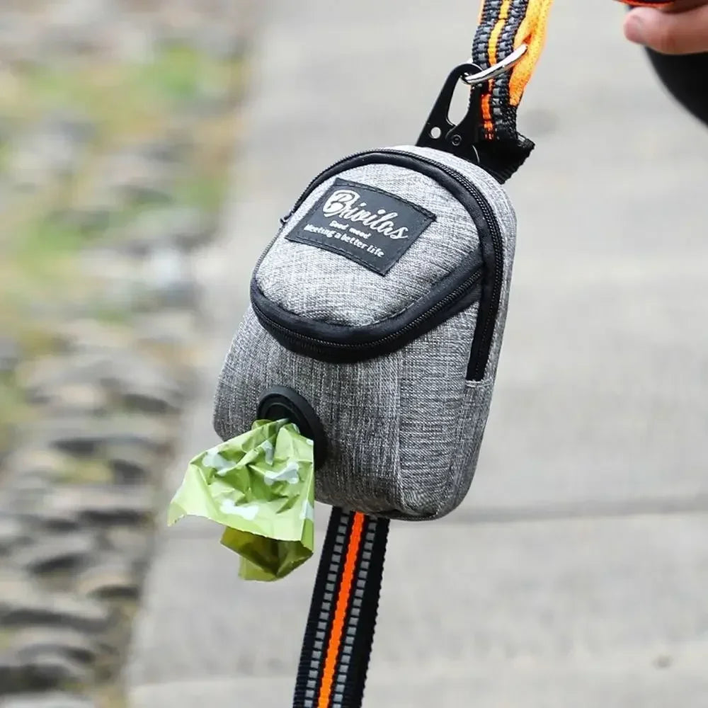 Portable Training Treat  Outdoor Pet Dog Treat Pouch Puppy Snack Reward Waist Bag Poop Bag Dog Carriers Bags