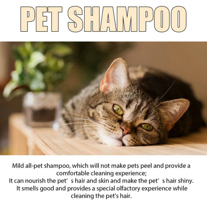 Pet Shampoo Cats Dogs Shower Gel Gentle Cleansing Deodorant Anti-Itching Long-Lastin Fragrance Bath Pet Care Supplies Products