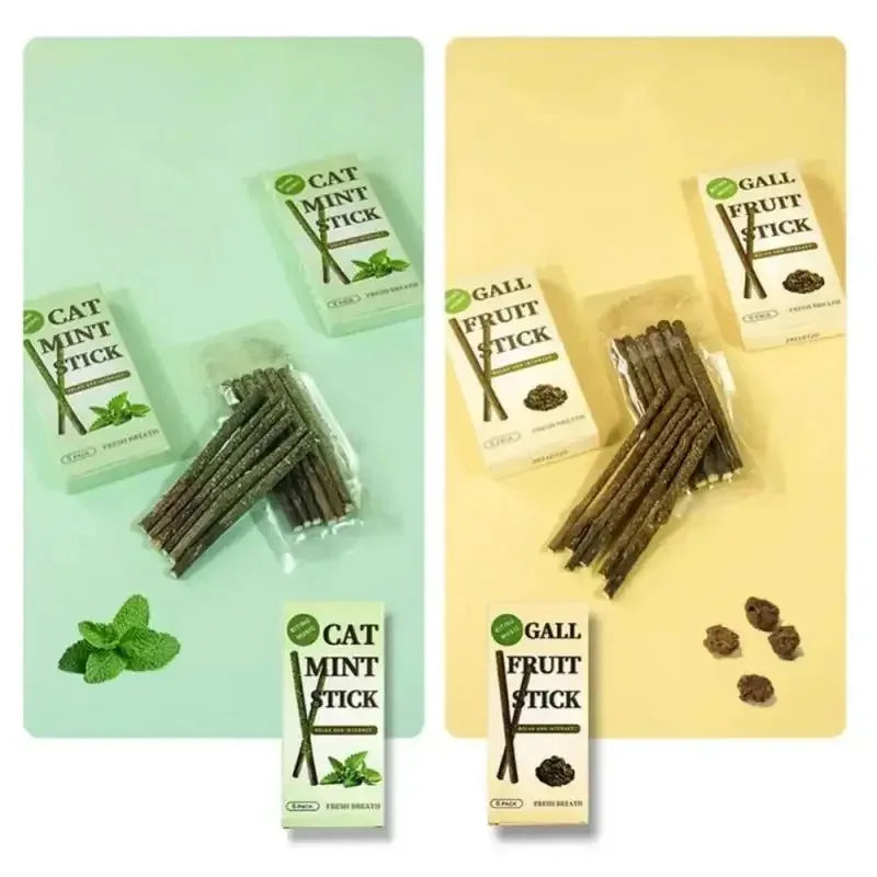 1-3pcs Natural Catnip Pet Cat Molar Toothpaste Stick Cat Snacks Sticks Pet Cleaning Teeth Cat Toys Silver Vine Pet Toy
