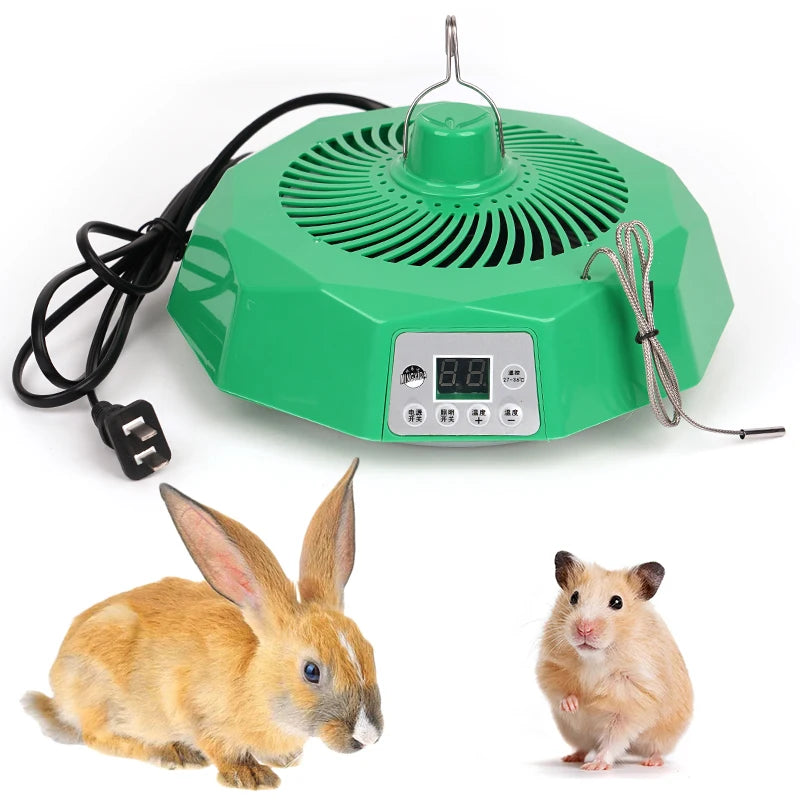220V Pet Intelligent Heating Lamp Animal Warm Light Pet Temperature Control Air Conditioning Heating Poultry Brooding Incubator