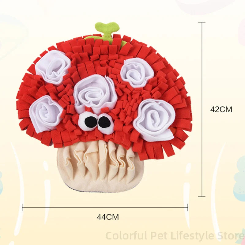 Pet Snuffle Mat for Dogs Cats Rabbit Puzzle Toy for Small Medium Dogs Interactive Pet Stress Relief Dogs Chew Toys Slow Eating