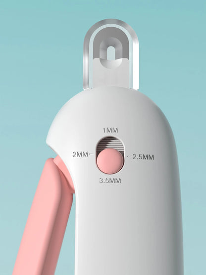 Cat Dog Nail Clippers with Adjustable Hole Professional Pet Nail Clippers to Avoid Nail Over-Cutting Puppy Kitten Claw Care Tool