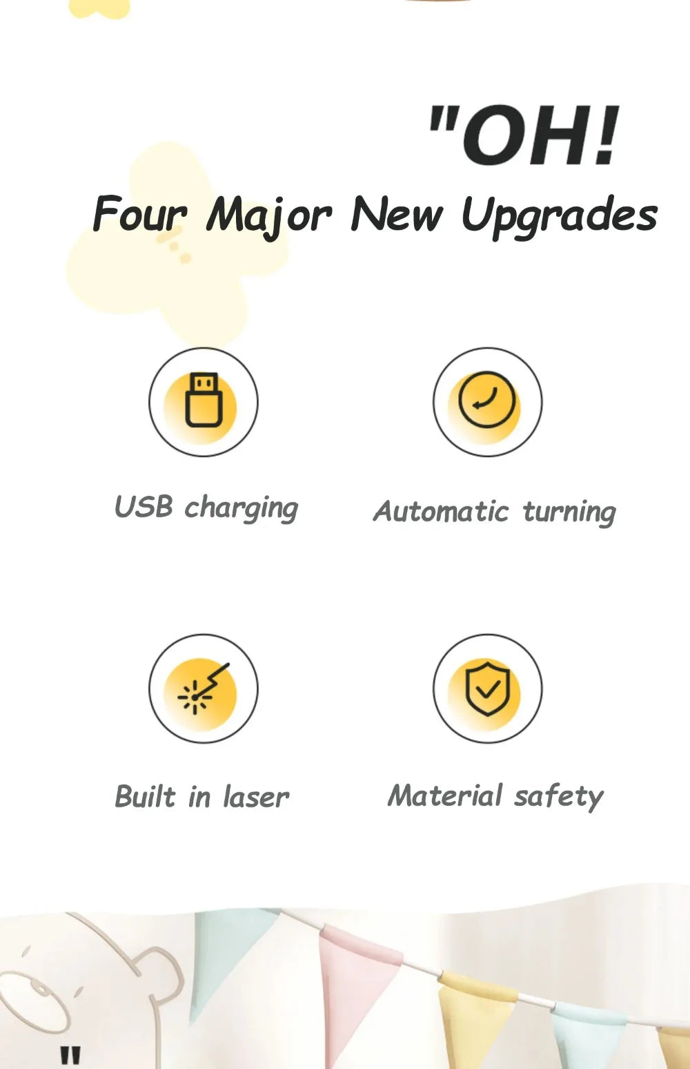 New Cat Interactive Ball Toy Automatic Rolling Ball Faux Tail Rechargeable Smart Pet Electric Toy Dog Cat Training Imitate Mouse