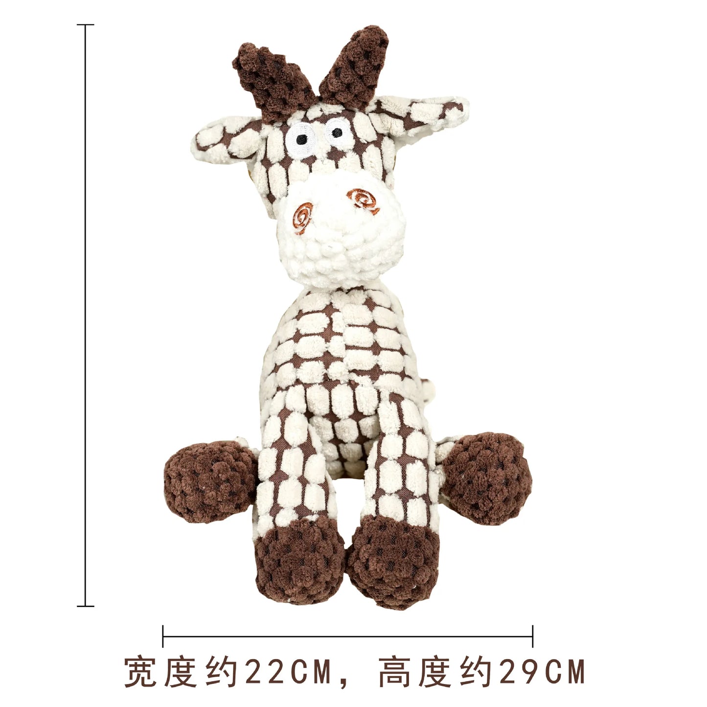 Pet Toys  Animals Shape Bite Resistant Squeaky Toys Teeth Grinding Plush Dog Toy for Small Large Puppy Pets Training Accessories