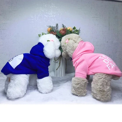 2026 Pet Hoodies Clothes Winter Warm Dog Hoodie Large Dog Clothing Dog Fans Fashion For Chihuahua French Bulldog Costume