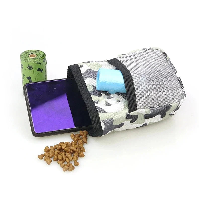 Pet Dog Training Snack Bait Pet Feed Bag Pet Snack Bag Portable Waist Bag for Outdoor Walking Dog Training Dog Food Bag Oxford