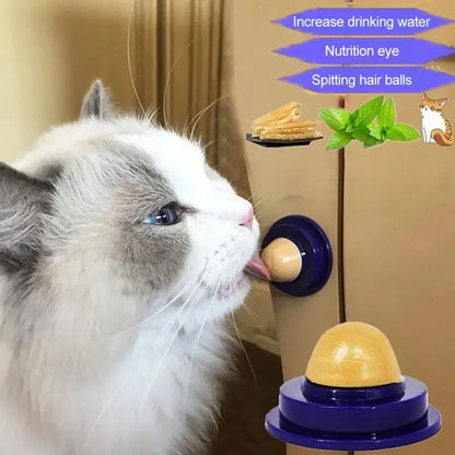 1Pcs Catnip Sugar Cats Snacks Licking Candy Nutrition Energy Ball Toys for Cat Kitten Playing Pet Cat Products