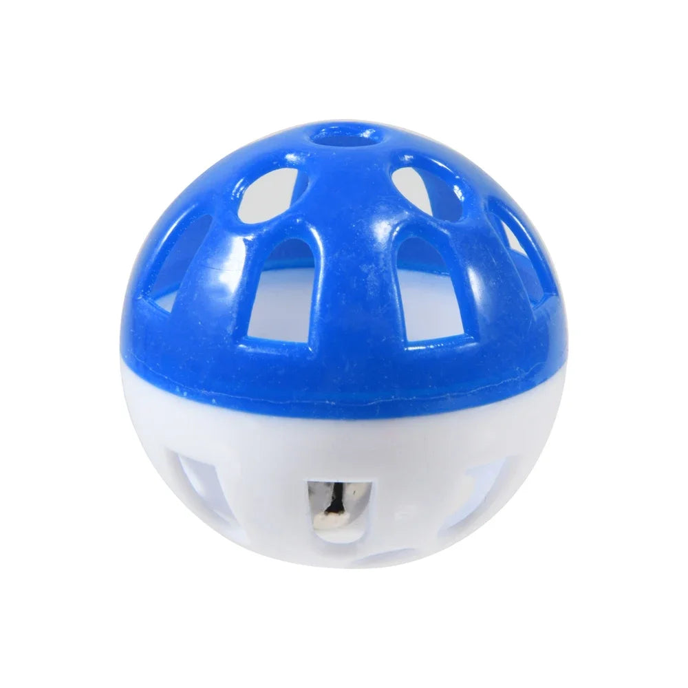 10pcs Pet Parrot Toy Colorful Hollow Rolling Bell Ball Bird Toy Parakeet Cockatiel Parrot Chew Cage Fun Toys Pet Bird Supplies