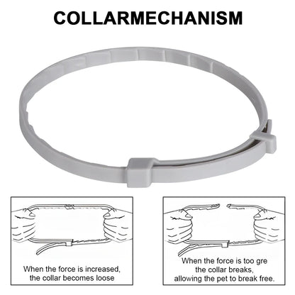 Dog Collar Anti - Flea & Tick Essential Oil Pendant Dog Cats Safe Adjustable Collar Pet Tags with Essential Oils to Repel Pests