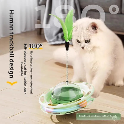 Pet Toys: Self-Entertainment Teaser Wands, Tumbler Turntable Treat Dispensers, and Ultimate Self-Entertainment Gadgets for Cats