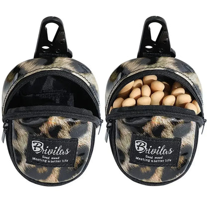 Portable Training Treat  Outdoor Pet Dog Treat Pouch Puppy Snack Reward Waist Bag Poop Bag Dog Carriers Bags