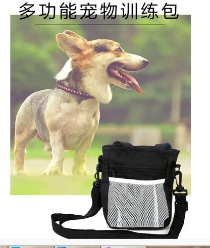 Dog Training Pouch Snack Carrier Outdoor Feeding Waist Bag Portable Foldable Pet Supplies Treat Holder Walking Adjustable Pack