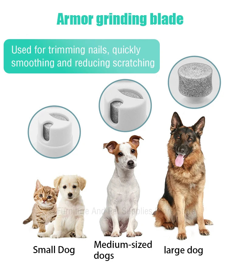 4-In-1 Pet Grooming And Care Set 4Different Blades Pet Hair Shaver Low Noise Pet Clippers Rechargeable Cordless Safe Dog Trimmer