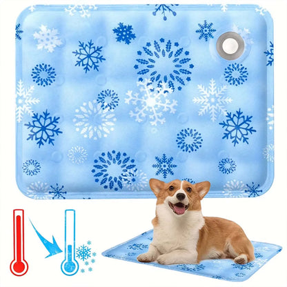 Pet Cooling Mat Dry Ice Pet Cool Pad Water Injection Cooling Dog Beds Keep Your Pet Cool Waterproof Wear Resistant For Dogs&Cats