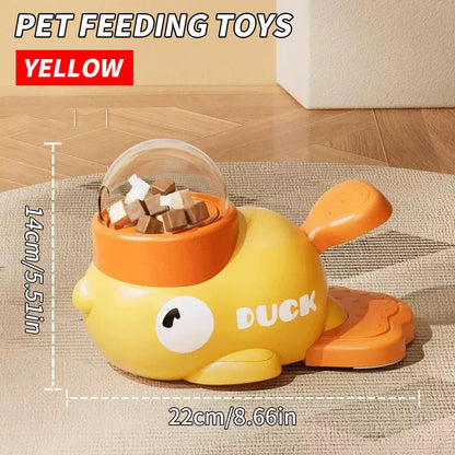 (Affordable pet feeding toys) Pet slow food bowl, pet leakage toy - highly interactive - suitable for both cats and dogs