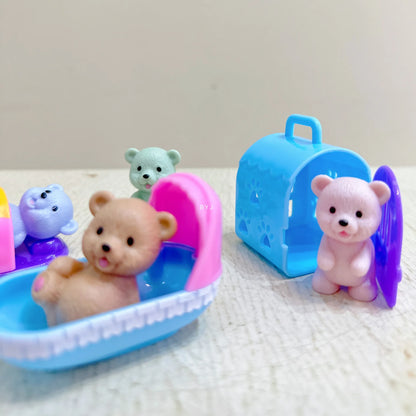 Children's Play House Toys Pet Toys Teddy Bears Pet Bathrooms Family Toys Little Girls Scene Toys Children's Gifts