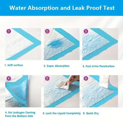 Disposable Pet Diapers Cat DogPig Pet Care Pads High Water Absorption Pet Diapers Disposable Diapers for Dogs Elderly People