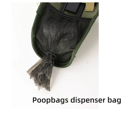 Portable Dog Snack Pocket Outdoor Walking Dog Snack Bag Pet Waist Pack Storage Pouch Puppy Training Bag Food Reward Pet Supplies