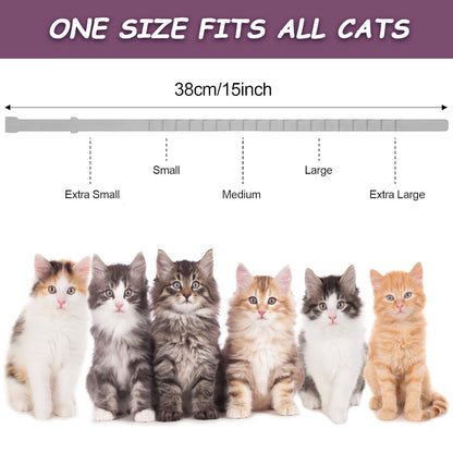 4/8PCS Dogs Calming Pheromone Collars Cats Relieve Anxiety Adjustable Comfortable Collar For Puppy Kitten Large Pets Accessories