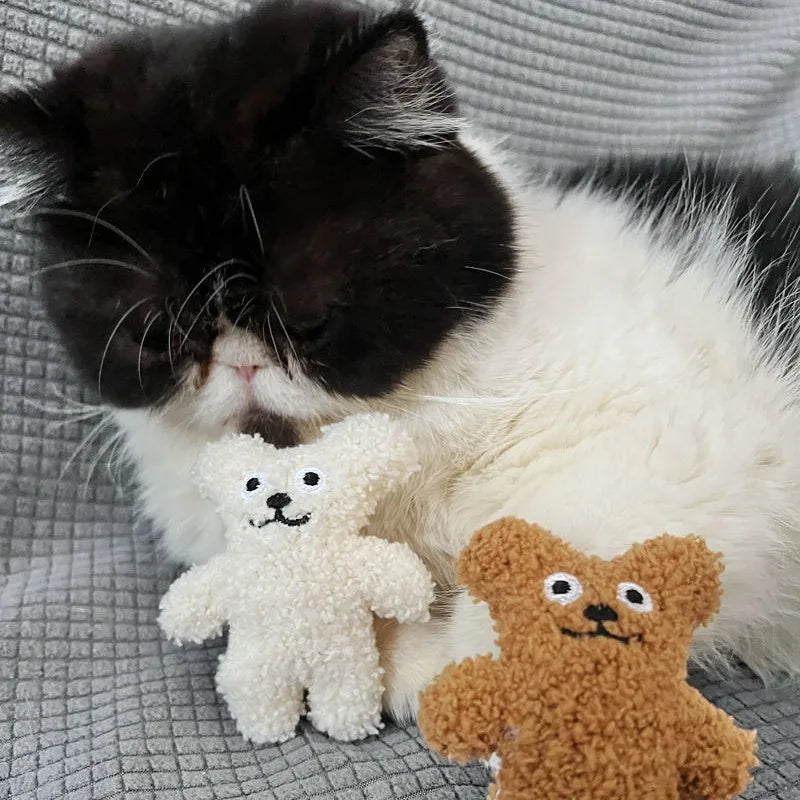 Pet Cat Mint Doll Plush Dog Toy Teddy Toy Pomerian Dog Accessories Dog Toys for Small Dogs Puppy Toys