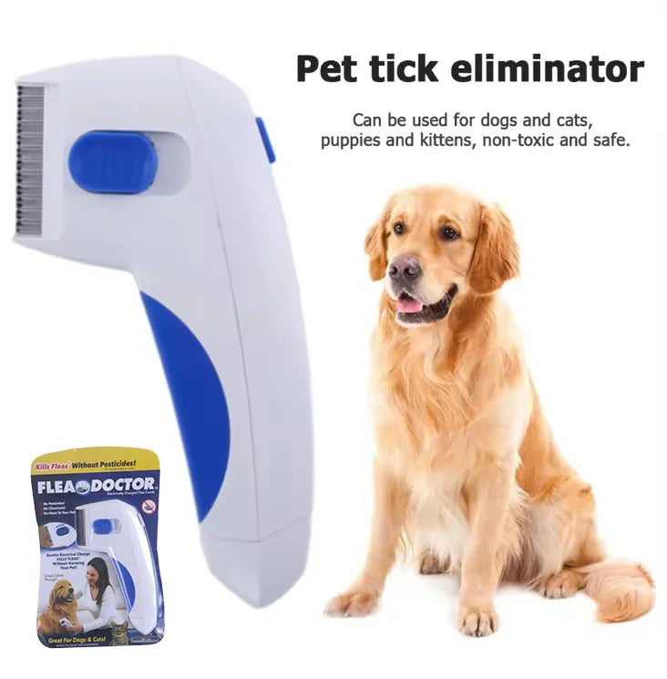 Pet Flea Cleaner, Electric Lice Cleaner, Pet Cleaning Supplies, Suitable for Dogs and Cats, As Well As Hairless Pets,