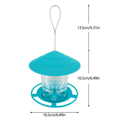 Bird Feeder Automatic Foot Feeding Tool Outdoor Bird Feeder Hanging Nut Feeding Multiple Hole Dispenser Holder Food Container