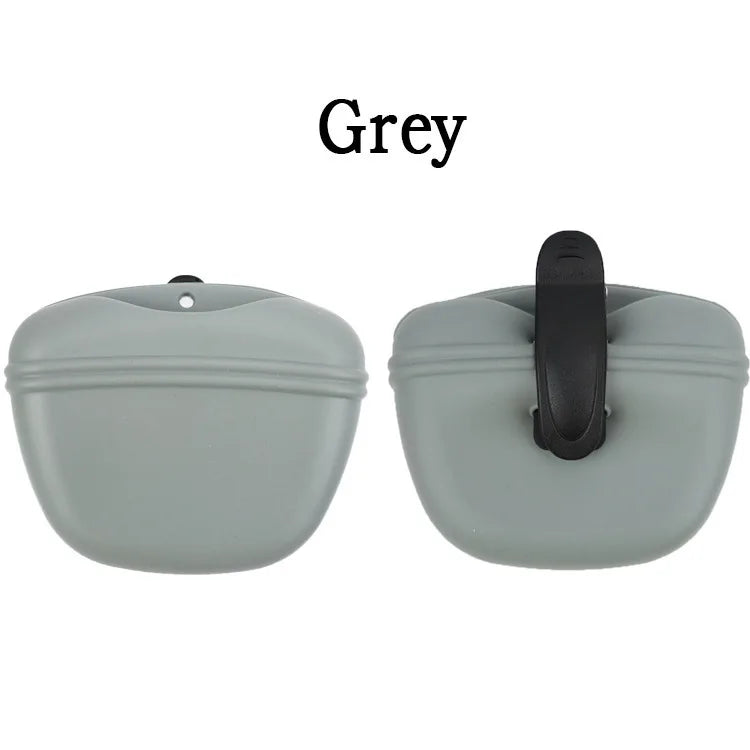 Hot-selling Pet Silicone Dog Food Bag Portable Dog Training Snack Bag Training Snack Bags Dogs Training Fanny Pack Pet Supplies