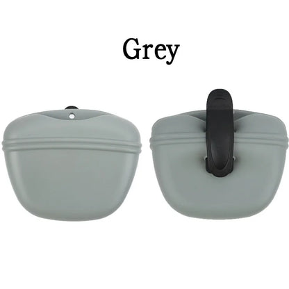 Hot-selling Pet Silicone Dog Food Bag Portable Dog Training Snack Bag Training Snack Bags Dogs Training Fanny Pack Pet Supplies