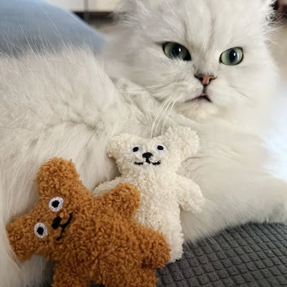 Pet Cat Mint Doll Plush Dog Toy Teddy Toy Pomerian Dog Accessories Dog Toys for Small Dogs Puppy Toys