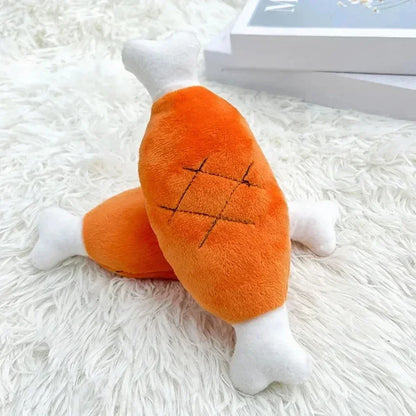 Plush Cartoon Puppy Dog Toys Pet Chew Squeak Toys for Small Dogs Teeth Grinding Soothing Environmentally Friendly Safe Pet Toys