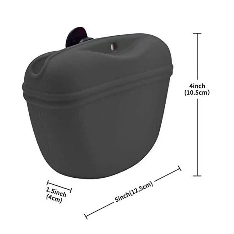 Hot-selling Pet Silicone Dog Food Bag Portable Dog Training Snack Bag Training Snack Bags Dogs Training Fanny Pack Pet Supplies