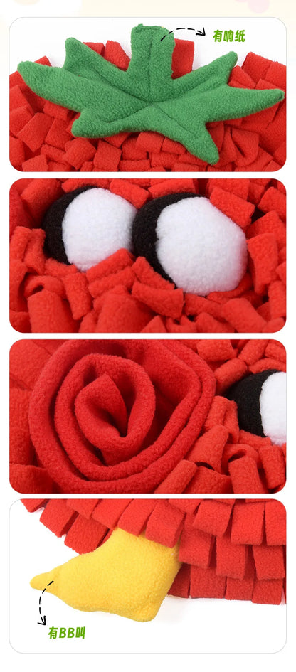 Pet Snuffle Mat for Dogs Cats Rabbit Puzzle Toy for Small Medium Dogs Interactive Pet Stress Relief Dogs Chew Toys Slow Eating