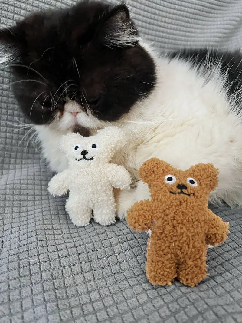 Pet Cat Mint Doll Plush Dog Toy Teddy Toy Pomerian Dog Accessories Dog Toys for Small Dogs Puppy Toys