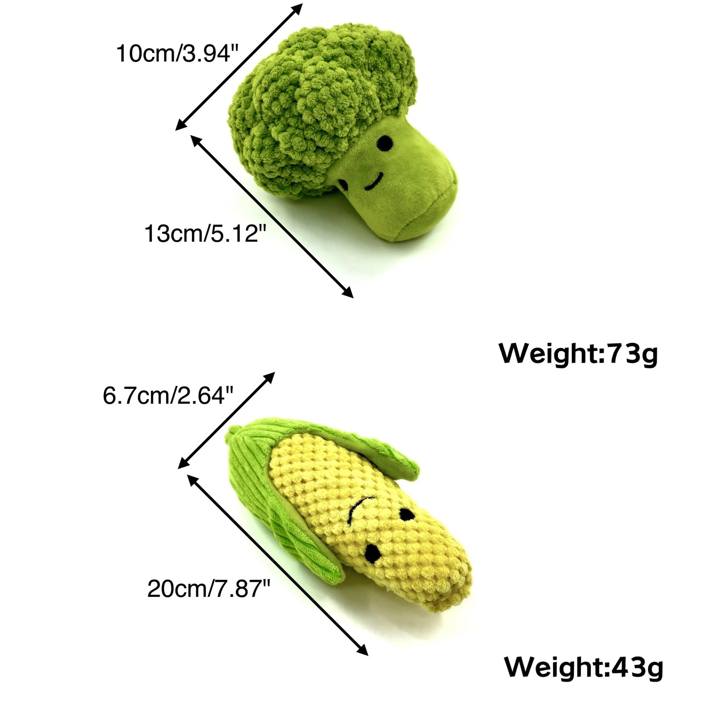 Pet Plush Toy - Squeaky, Bite-Resistant, Anxiety Relief, Interactive Chew Toy for Dogs, Puppies, Small/Medium Breeds,