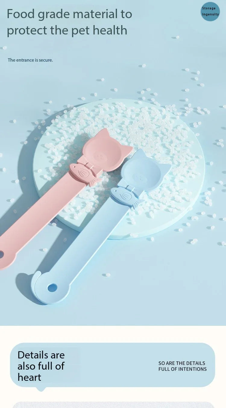 Cat tail shaped pet feed spoon Food spoon Cat strip squeeze feed dispenser indoor puppy kitten treat liquid food spoon