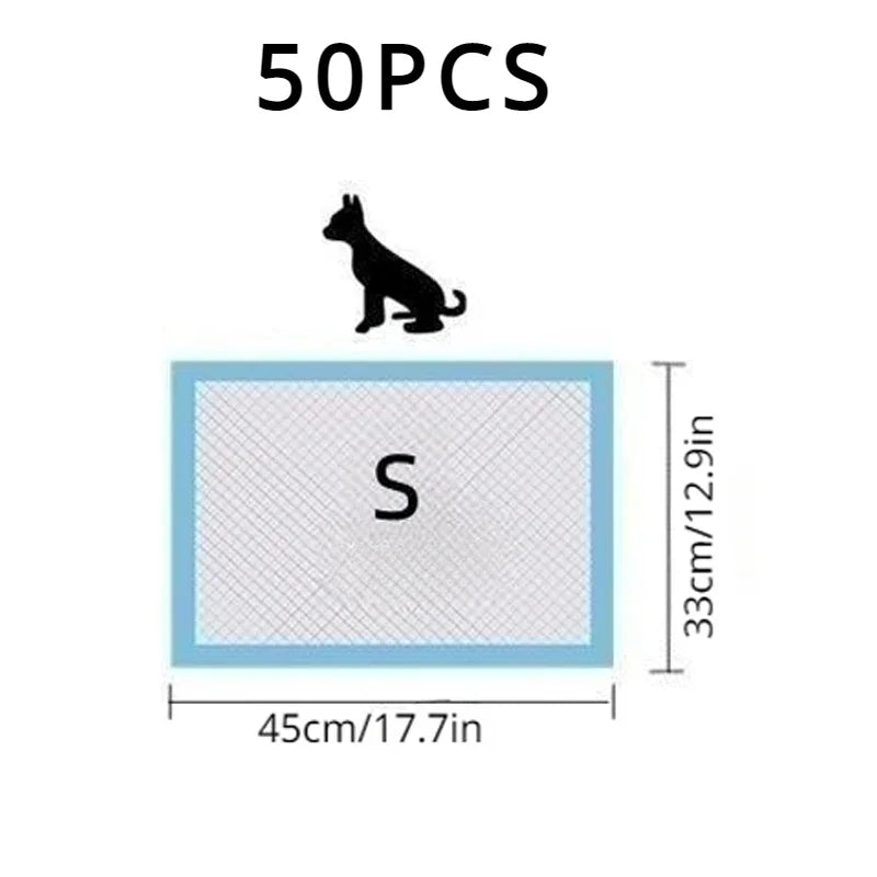 Disposable Pet Diapers Cat DogPig Pet Care Pads High Water Absorption Pet Diapers Disposable Diapers for Dogs Elderly People