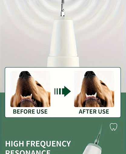 Pet Teeth Cleaning Kit With LED Light For Dogs, 5 Modes For Teeth Care To Remove Stains Calculus, Dog Toothbrush Plaque And Tartar Remover