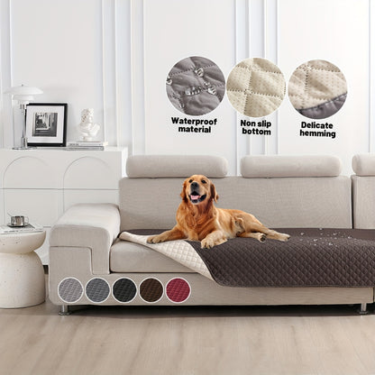 Waterproof & Non-Slip Dog Mattress Cover for Beds, Sofas, Cars | Super Soft Pet Blanket with Incontinence Protection | Machine Washable Furniture Protector Pad, Puppy Bedspread, Durable Dog Carpet