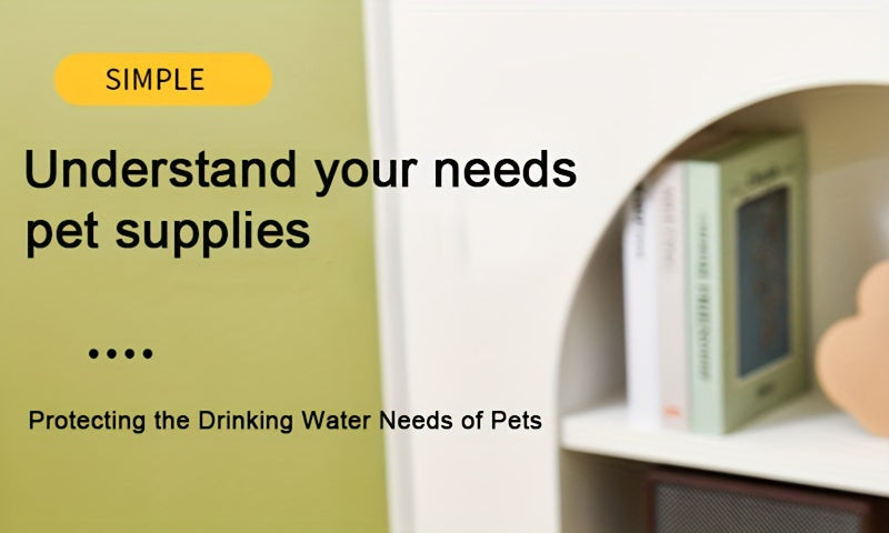2.5L/84oz Large Capacity Pet Water Fountain, Ultra Quiet Automatic Cat Water Dispenser with Smart Pump for Indoor Cats and Dogs