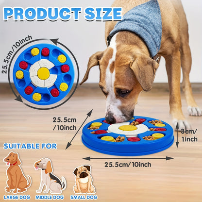 WINGPET 1pc Pet Puzzle Toy Slow Feeder Bowl For Dog & Cat, Interactive Dog Toy For Treats Training