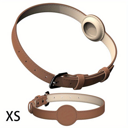 Dog Collar For Airtag Protective Tracker, Waterproof Pet Dog Anti-lost Positioning Silicone PU Collar Anti-lost Pet Cat Dog Collar