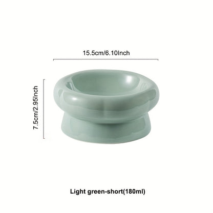 Ceramic Elevated Pet Bowls for Healthy Feeding and Hydration of Your Dog or Cat