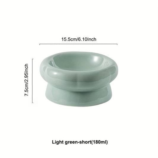 Ceramic Elevated Pet Bowls for Healthy Feeding and Hydration of Your Dog or Cat