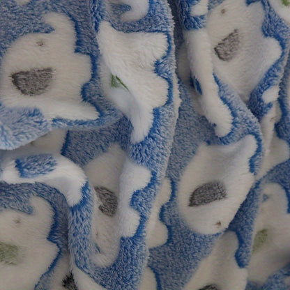 3pcs Ultra-Soft Plush Elephant Pattern Pet Blankets - Cozy Flannel Throws for Dogs with Premium Quality, Cute Design, and Warmth - Perfect for Snuggling and Cuddling