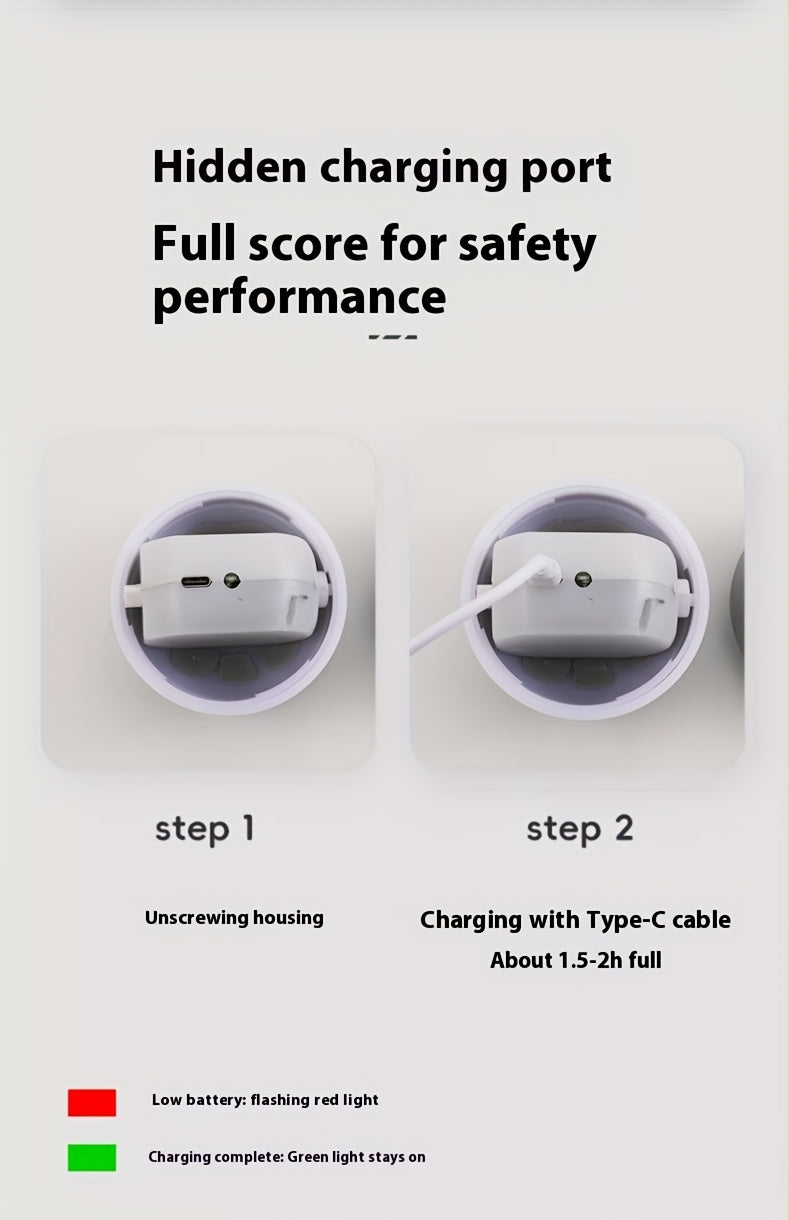 PounceEarth Large Dog Ball Toy - Bite-Resistant Durable Dog Ball with USB Rechargeable Battery, Interactive Polka Dot Design & Multiple Modes for All Breeds - Promotes Playful Engagement & Stimulates Curiosity, Dog Ball Toy,