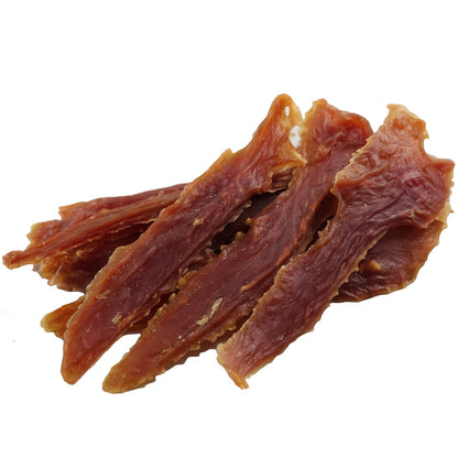 Set of Three (3*200G) 600G/21.1Oz Duck Jerky And Chicken And Cowhide Sticks, Along with Duck Jerky Dog Treats Suitable for Small, Medium, And Large Dogs. These Chewy Snacks Are Easy to Digest, Long-Lasting Dog Chews, Perfect