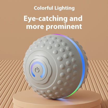 PounceEarth Large Dog Ball Toy - Bite-Resistant Durable Dog Ball with USB Rechargeable Battery, Interactive Polka Dot Design & Multiple Modes for All Breeds - Promotes Playful Engagement & Stimulates Curiosity, Dog Ball Toy,