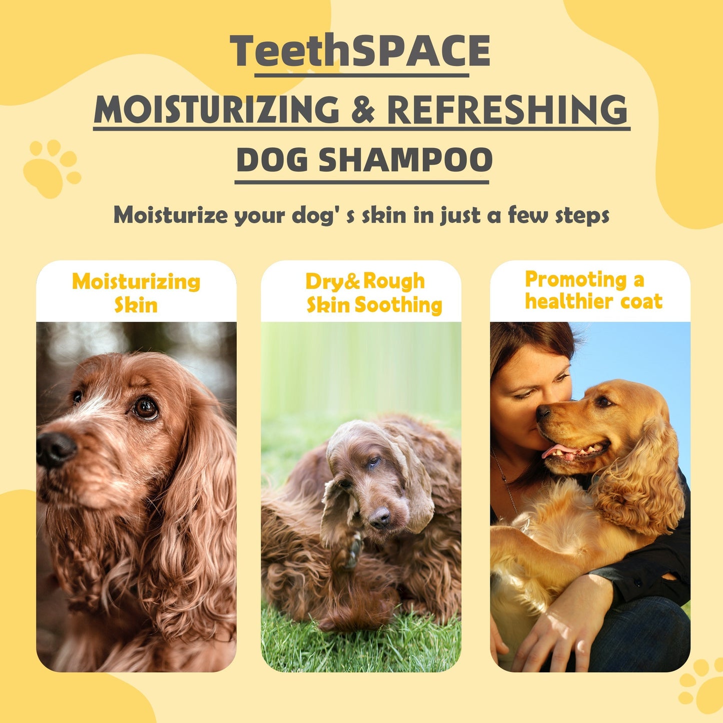 2pcs Pet Grooming Kit: Gentle Formula Shampoo & Conditioner For Dogs - Softens Fur, Cleanses & Cares, Nourishing Coconut Pet Care 3-in-1 Shampoo - Deep Cleans, Moisturizes, Itchy Skin Relief, Glossy Coat - Gentle & Safe For C