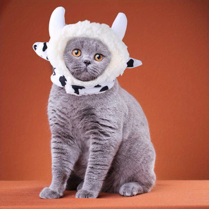 Cute Animals Shaped Cat Hat, Warm Pet Costume For Dog & Cat, Pet Party Supplies
