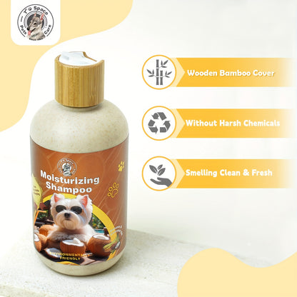 2pcs Pet Grooming Kit: Gentle Formula Shampoo & Conditioner For Dogs - Softens Fur, Cleanses & Cares, Nourishing Coconut Pet Care 3-in-1 Shampoo - Deep Cleans, Moisturizes, Itchy Skin Relief, Glossy Coat - Gentle & Safe For C